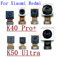 Front Rear Camera For Xiaomi Redmi K50 Ultra K40 Pro+ Front Selfie Facing Back Main Macro Depth Camera Flex Cable Parts