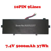 Laptop Battery For Jumper For EZBook S5 U3285131P-2S1P 7.4V 4800mAh 35.52Wh 7PIN 5Lines/10PIN 9Lines For New model