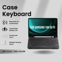 Case Keyboard Bluetooth For Samsung Galaxy Tab S9 FE 10.9 inch 2023 Flip Casing Leather Folio Book C