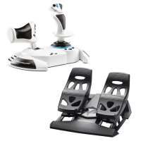 【THRUSTMASTER 圖馬斯特】HOTAS ONE 模擬飛行2024聯名款+TFRP 飛行腳踏板(可支援XBOX+PC)