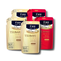 【TSUBAKI 思波綺】升級版 瞬亮洗髮乳補充包 330ml x5入(瞬亮潤澤/瞬亮修護)