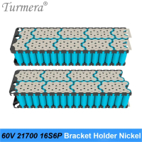 ที่ใส่แบตเตอรี่จักรยานไฟฟ้า, Turmera, 48V, 52V, 60V, 21700 E-bike, พร้อมนิกเกิล, มีให้เลือก 13S6P, 1
