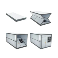 YG High Quality Assemble House 20ft 40ft Modular Folding Container House Camping Foldable Small Tiny Container House Home Office