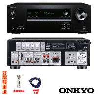 ONKYO 5.2聲道網路影音環繞擴大機TX-SR393(釪環公司貨)+送玻璃瓶.HDMI線
