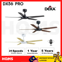 DEKA Remote Control 5 Blades DC Motor Ceiling Fan SIRIM DX56 PRO 56\ 24 Speeds 5 Years Warranty HOMS