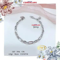GELANG EMAS PUTIH 750 17K 18CM 4.84 11210718