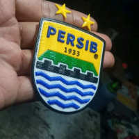 logo persib 2022 patch rubber timbul 3D