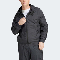 Adidas M CE Q2 WB IC6733 男 連帽外套 風衣 亞洲版 運動 休閒 防潑水 戶外風 透氣 黑