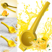 Lemon Squeezer Hand Pressed Orange Fruit Juicer Easy-to-Use Portable Practical Kitchen Tool Aluminum Alloy Lemon Juicer Squeezer