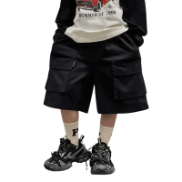 DaHi kids Quần Ngố ỐNG Rộng Túi Hộp Cho Bé Vải Umi Co Giãn Nhẹ Phong Cách Mạnh Mẽ Size 10kg Đến 35kg
