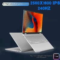 240HZ Laptop 16 Inch 2560X1600 16GB RAM Intel 11th HL160GT N5095 N95 Windows 10 11 Pro Gaming Office Notebook Pc Portable