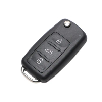 3 Buttons For VW Car Key Shell Blank Car Keys Remote Flip for Beetle/Caddy/Eos/Golf/Jetta/Polo/Scirocco/Tiguan/Touran/UP