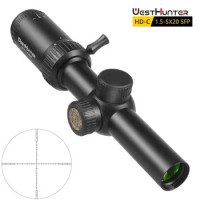 WestHunter Optics HD-C 1.5-5X20 Compact SFP Scope Tactical Hunting Riflescope Mil Dot Reticle 1/2 MOA Shooting Sights