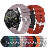 22mm 20mm Watchband For Huawei Watch GT 3 42mm 46mm/GT 2/GT 4/Runner 2E Silicone Sport Strap For Huawei Watch 3 4 Pro Bracelet