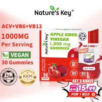 【promote】Nature's Key ACV Gummies Halal KKM 1000mg Halal Sijil Sah 1000mg ACV per Serving Vegan Frie
