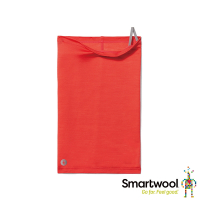 官方直營 Smartwool 美麗諾羊毛運動型超輕素色頸套 熱情紅 美麗諾羊毛 保暖 圍脖 羊毛圍巾