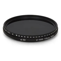 ND2-400 Neutral Density Fader Variable ND filter Adjustable 37 40.5 43 46 49 52 55 58 62 67 72 77 82 86 mm for Nikon Canon Sony