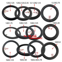 12/14 Inch 12/14x2.125 Inner Tube 16 Tyre 16*2.125 Electric Bicycle Valve Stem Butyl Rubber