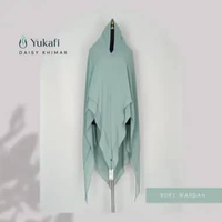 Yukafi - DAISY KHIMAR Hijab Istan Syari Premium Jilbab Pesta Pengajian Haji Umroh Ceruty 2 Layer Jum