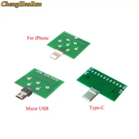 ChengHaoRan 1pcs Micro USB PCB Test Board Charging Dock Flex Tester for iPhone Andorid Type-C usb3.1 Smartphone repair Connector