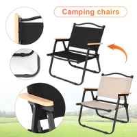 Foldable Kermit Chair Oxford Cloth Camping Kermit Chair 115° Ergonomics Folding Backrest Chair for Outdoor Picnic Barbecue