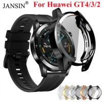 TPU Case for Huawei Watch GT4 GT3 GT2 46mm For Huawei GT 3 46 mm GT 4 46mm 41mm All-Around Screen Protector Cover Bumper Cases