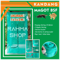 kandang maggot lalat bsf 1x1x2m casa hijau siap pakai