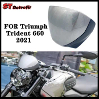 The new motorcycle Front Screen Lens Windshield Fairing Windscreen Deflector for Trident 660 trident TRIDENT660