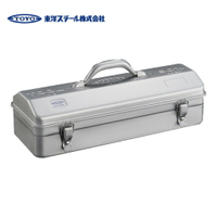 【TOYO BOX】山型單層工具箱（大）- 槍銀