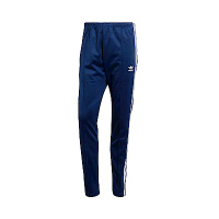 Adidas Beckenbauer TP [IP0421] 男 長褲 運動 復古 經典 休閒 修身 拉鍊口袋 深藍