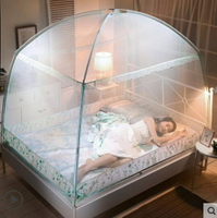 蚊帳 蒙古包蚊帳1.8m床1.5三開門雙人家用1.2米床學生宿舍新款MKS 夢藝家