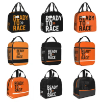 Ready To Race Car Motorcycle Lunch Bag Men Women Cooler Thermal Insulated Lunch Boxes for Kids School Children