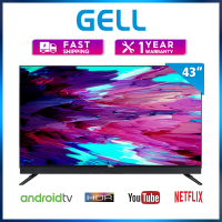 Gell 43 inch smart TV flat screen on sale Smart LED TV 43 inches promo ultra-slim evision