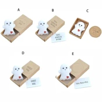 Love Hugs Ghost Doll Funny Little Ghost Plush Matchbox Gifts Mini Greeting Card Home Decor