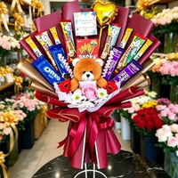 Buket Snack besar Maroon