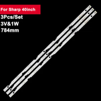784mm led tv backlight strip For Sharp 40inch 8LED 3 pcs/set CRH-K40KP35350308667-REV1.5
