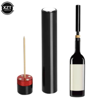 Portable Air Pump Wine Bottle Opener Safe Stainless Steel Pin Cork Remover Air Pressure Corkscrew Kitchen Tools Bar Accessories