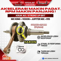 KRUK AS BRT ORIGINAL MXKING R15 NEW VIXION NEW NVL NVA STROKE UP TOTAL 7,5MM GENERASI 2 BONUS LAHER