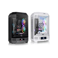 【Thermaltake 曜越】透視The Tower 300 機殼 m-ATX可容納8顆風扇 支援至420一體式水冷(CA-1Y4-00SXWN-00)