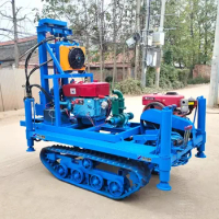 YG New Hydraulic Portable Diesel Small Water Well Drilling Equipment 120m Deep Core Drilling Rig Machine for Mineral Exploration