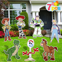 Toy Inspired Story Birthday Party Supplies 7PCS Yard Signs with Stakes Outdoor Lawn Party Decor Toy