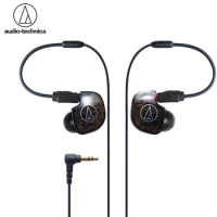 Original Audio Technica ATH-IM03 Earphone Three-unit Balanced Armature Headset For Professional Stage Performance