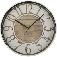 《VERSA》質感木紋掛鐘(30.5cm) | 壁掛時鐘