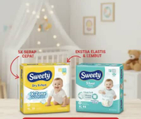 Popok Bayi / Pampes Premium Isi 50 pcs – Pampers Nyaman & Hemat Sweety XL isi 50 Celana