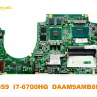Original for DELL 7559 laptop motherboard 7559 I7-6700HQ DAAM9AMB8D0 tested good free shipping