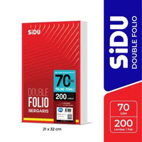 SiDU Double Folio Bergaris 200 lembar SDU RF 200 70 GSM