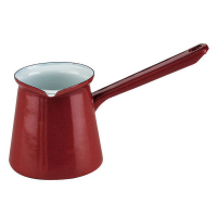 【IBILI】琺瑯土耳其咖啡壺 紅500ml(土耳其咖啡壺)