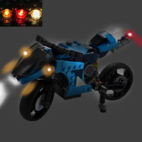 USB Lights Set for Lego Creator 3in1 Superbike 31114 MotorcycleBuilding Set - (NOT Included LEGO Model)