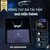 Vòng tay Tài Lộc Đá Hệ Thủy Aquamarine - Kết nối năng lượng - Athery Đá thạch anh tự nhiên - Trang s