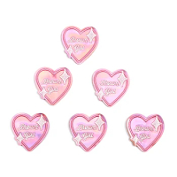 10pcs Cartoon Pink Dream Girl Patches Iron On Stickers For Clothes DIY Fabric Appliques Sew On Clothing Jackets Clothing Badge